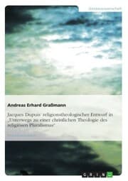 Cover von Jacques Dupuis' religionstheologischer Entwurf in 'Unterwegs zu einer christlichen Theologie des religiösen Pluralismus'
