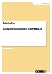 Cover von Rating mittelständischer Unternehmen