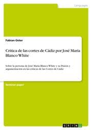 Cover von Critica de las cortes de Cadiz por Jose Maria Blanco White