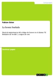 Cover von La honra burlada