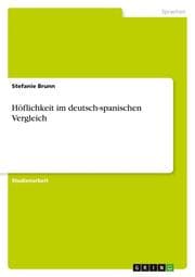 Cover von Höflichkeit im deutsch-spanischen Vergleich