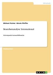 Cover von Branchenanalyse International