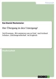 Cover von Der Übergang in den Untergang?