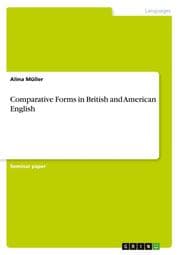 Cover von Comparative Forms in British and American English
