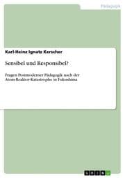 Cover von Sensibel und Responsibel?