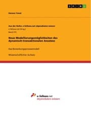 Cover von Neue Modellierungsmöglichkeiten des dynamisch-transaktionalen Ansatzes