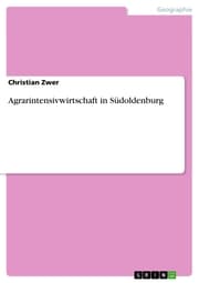 Cover von Agrarintensivwirtschaft in Südoldenburg
