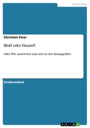 Cover von Bluff oder Hazard?