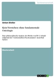 Cover von Kein Verstehen ohne fundamentale Ontologie