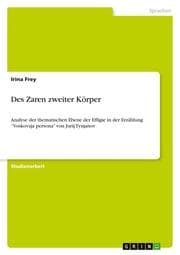 Cover von Des Zaren zweiter Körper