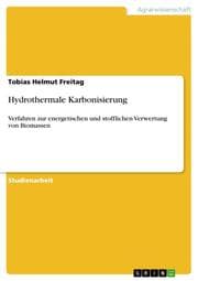 Cover von Hydrothermale Karbonisierung