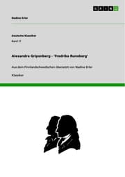 Cover von Alexandra Gripenberg - 'Fredrika Runeberg'