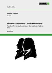 Cover von Alexandra Gripenberg - 'Fredrika Runeberg'
