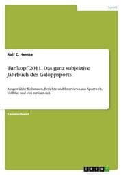 Cover von Turfkopf 2011 - Das ganz subjektive Jahrbuch des Galoppsports
