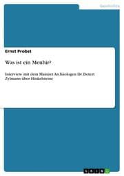 Cover von Was ist ein Menhir?