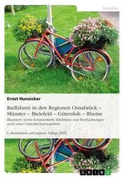 Cover von Radfahren in den Regionen Osnabrück -Münster - Bielefeld - Gütersloh - Rheine