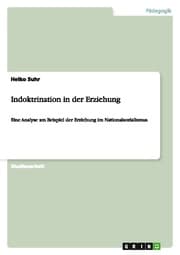 Cover von Indoktrination in der Erziehung