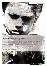 Cover von Handreichung für den Deutschunterricht zu Hans Georg Noack: 'Rolltreppe abwärts'