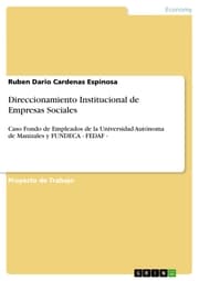 Cover von Direccionamiento Institucional de Empresas Sociales