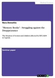 Cover von 'Memory Books' - Struggling against the Disappearance