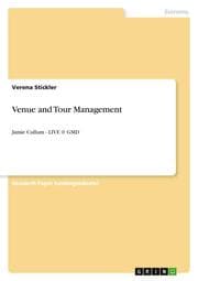 Cover von Venue and Tour Management