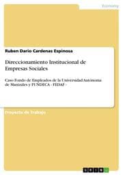 Cover von Direccionamiento Institucional de Empresas Sociales