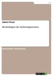 Cover von Rechtsfragen der Sicherungszession