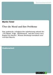 Cover von Über die Moral und ihre Probleme