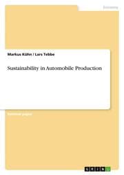 Cover von Sustainability in Automobile Production