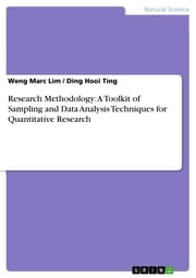 Cover von Research Methodology: A Toolkit of Sampling and Data Analysis Techniques for Quantitative Research