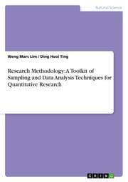 Cover von Research Methodology: A Toolkit of Sampling and Data Analysis Techniques for Quantitative Research