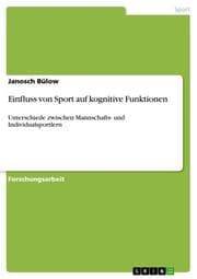 Cover von Einfluss von Sport auf kognitive Funktionen