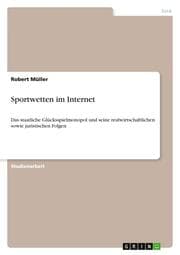 Cover von Sportwetten im Internet