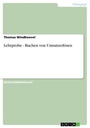 Cover von Lehrprobe - Buchen von Umsatzerlösen