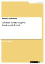Cover von Verfahren zur Messung von Kundenzufriedenheit