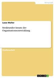 Cover von Strukturaler Ansatz der Organisationsentwicklung