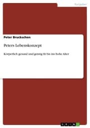Cover von Peters Lebenskonzept