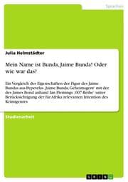 Cover von Mein Name ist Bunda, Jaime Bunda! Oder wie war das?