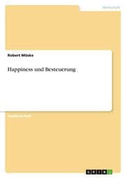 Cover von Happiness und Besteuerung