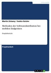 Cover von Methoden der Softwaredistribution bei mobilen Endgeräten