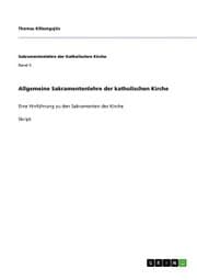 Cover von Allgemeine Sakramentenlehre der katholischen Kirche