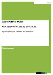 Cover von Gesundheitsförderung und Sport