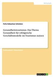 Cover von Gesundheitstourismus