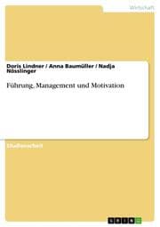Cover von Führung, Management und Motivation