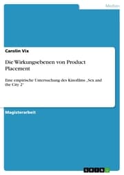 Cover von Die Wirkungsebenen von Product Placement