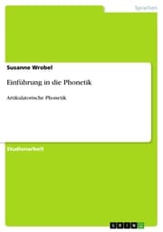 Cover von Einführung in die Phonetik