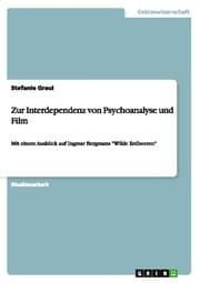 Cover von Zur Interdependenz von Psychoanalyse und Film