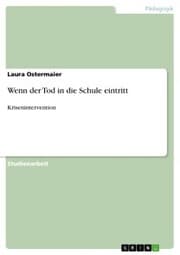 Cover von Wenn der Tod in die Schule eintritt