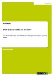 Cover von Der mittelalterliche Redner