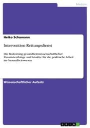 Cover von Intervention Rettungsdienst